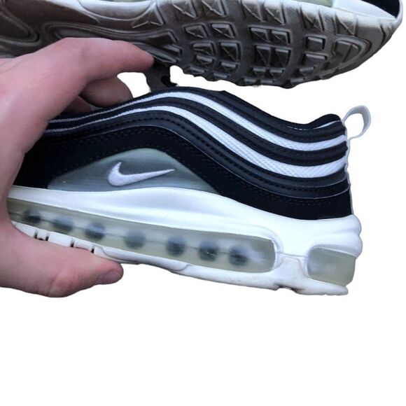 RARE 2019 Nike Air Max 97 Black Platinum Size 8 - Picture 10 of 15